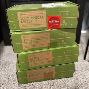 KiwiCo Crates Brand New Never Opened 4 Crates